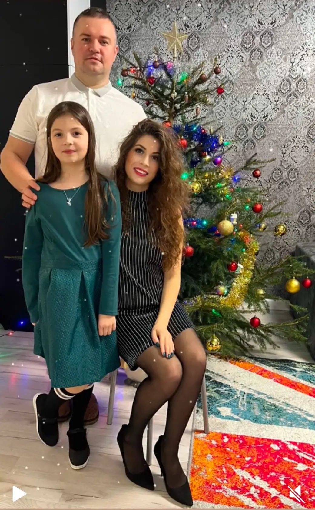 Инга Лукашова в кругу семьи
