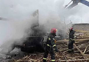 На пилораме в Могилевском районе произошел пожар