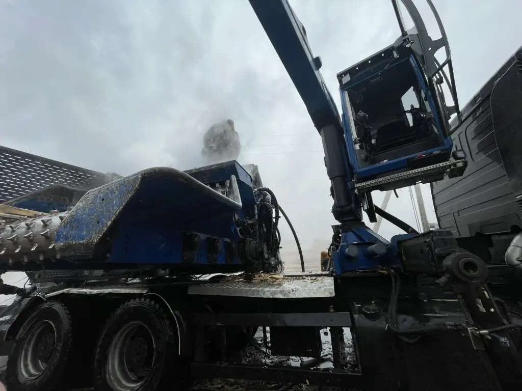 10.12.2024г На пилораме в Могилевском районе произошел пожар. Фото МЧС