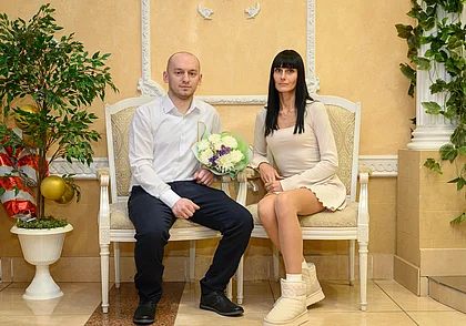 «Я подумала секунд десять. Думаю, что это и так было долго». Свадебная пара недели