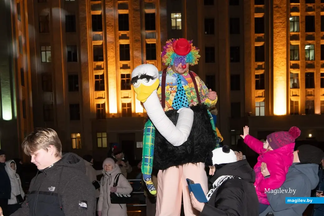 16.12.2024 г. Могилев, пл.Ленина, новогодний праздник.