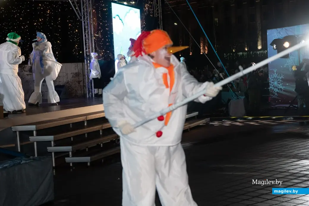 16.12.2024 г. Могилев, пл.Ленина, новогодний праздник.