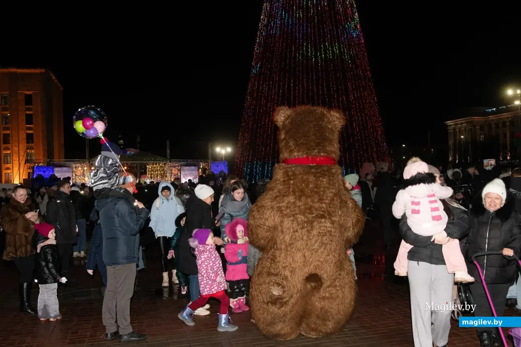 16.12.2024 г. Могилев, пл.Ленина, новогодний праздник.