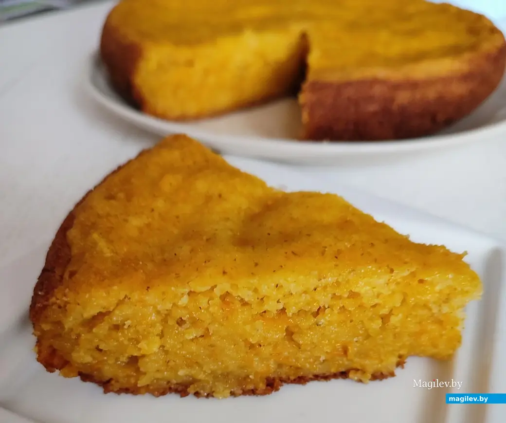 Готовим сами: тыквенный манник на кефире с лимонной цедрой.
