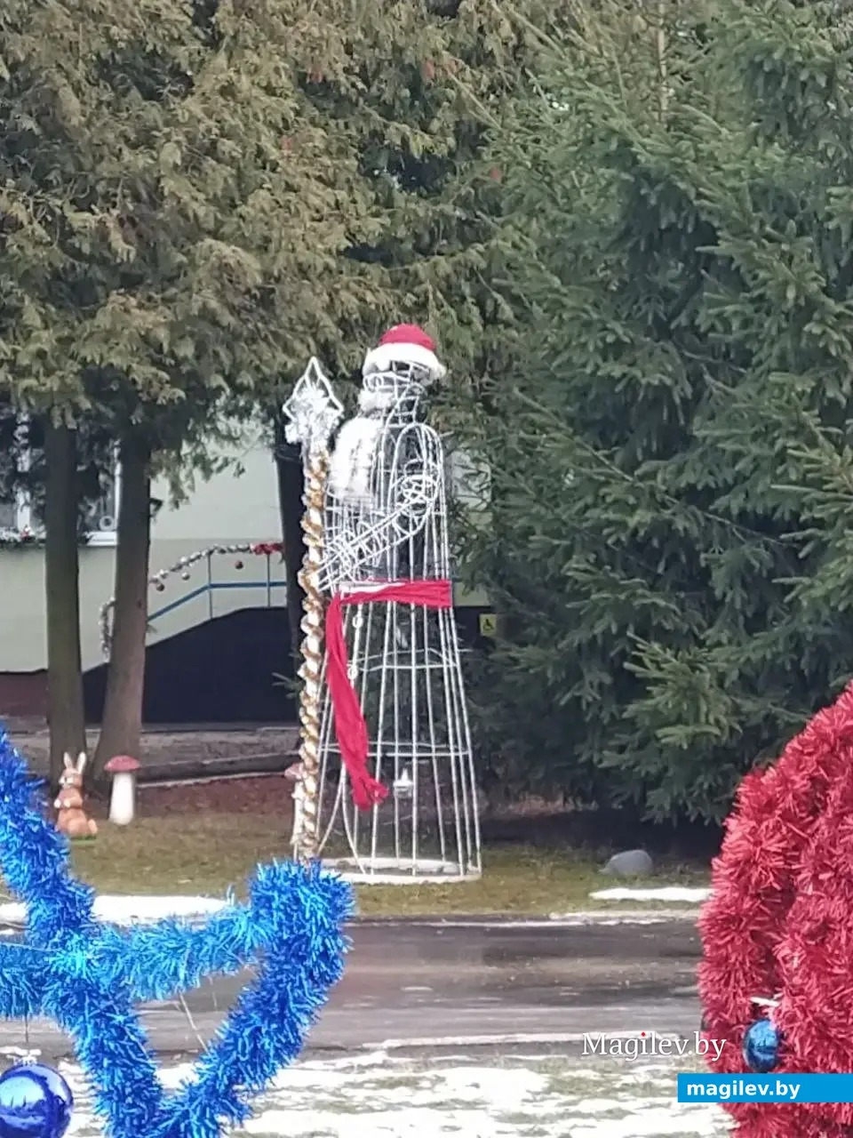 Декабрь 2024 года. Могилев. Дед Мороз.