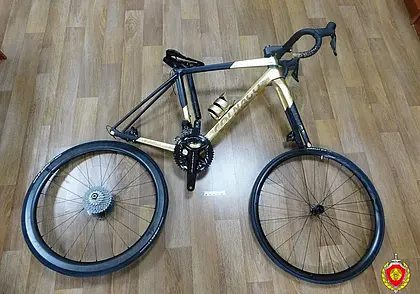 Белорус пытался без декларации ввезти золотой велосипед за 62 тысячи рублей