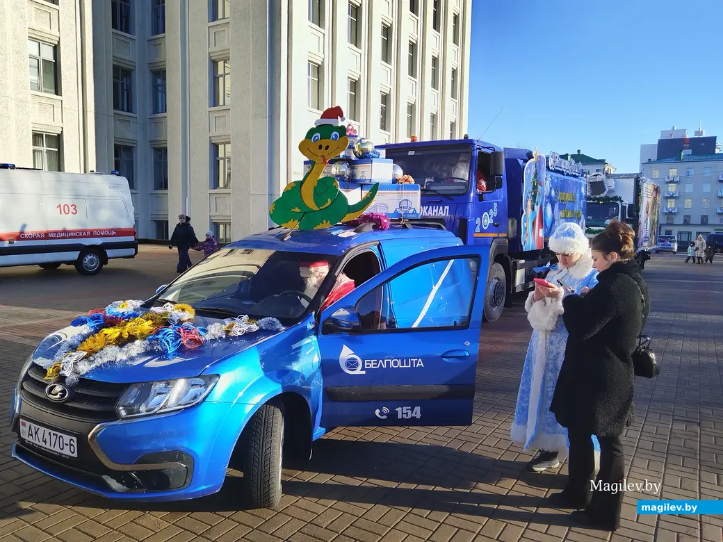 21.12.2024 г. Могилев. Новогодний автопарад «За рулем Дед Мороз»