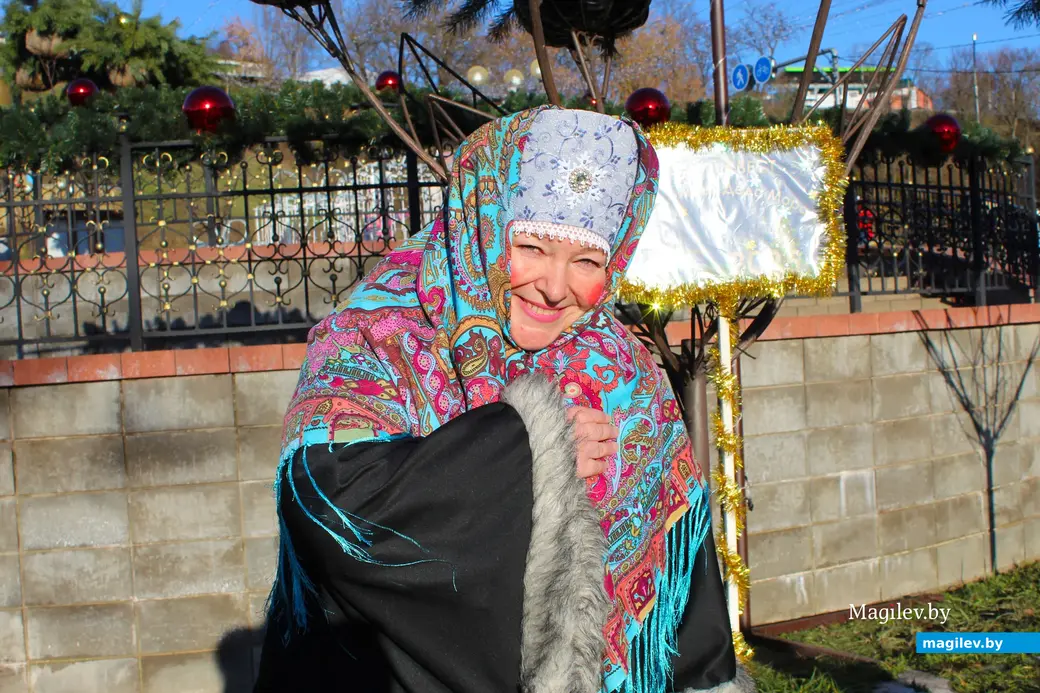 21 декабря 2024 года. Могилев. Парк Подниколья. Открытие резиденции Деда Мороза.