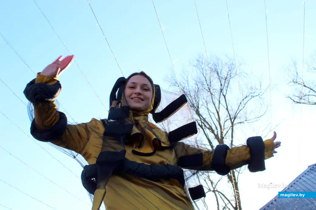 21 декабря 2024 года. Могилев. Парк Подниколья. Открытие резиденции Деда Мороза.