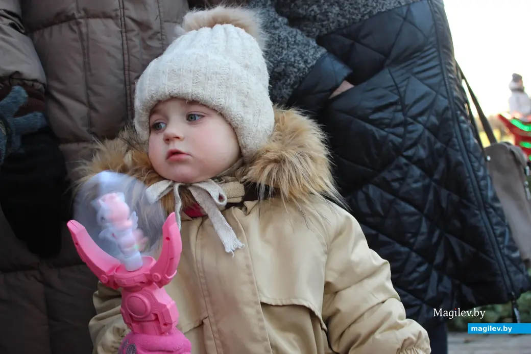 21 декабря 2024 года. Могилев. Парк Подниколья. Открытие резиденции Деда Мороза.