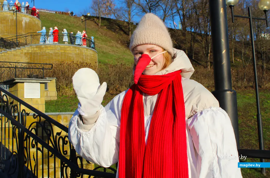 21 декабря 2024 года. Могилев. Парк Подниколья. Открытие резиденции Деда Мороза.