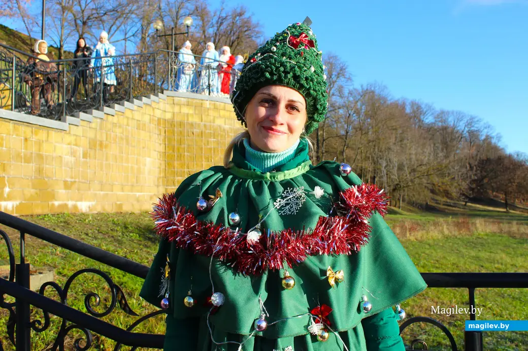 21 декабря 2024 года. Могилев. Парк Подниколья. Открытие резиденции Деда Мороза.