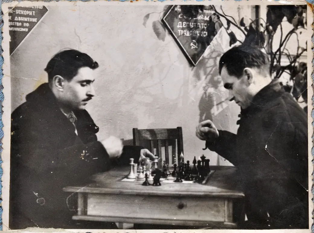 1960-е годы. Могилев. Михаил Вайман (слева).