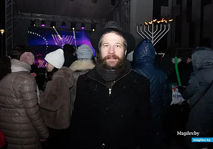 Могилевские евреи начали праздновать Хануку. Фотофакт