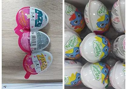 Два вида российских шоколадных яиц запретили продавать в Беларуси