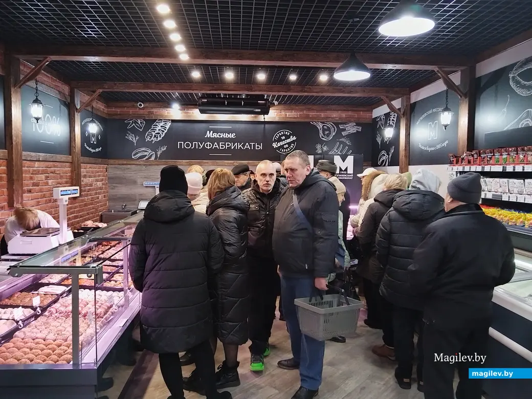 26.12.2024 г. Могилев. Фирменный магазин Могилевского мясокомбината открылся после реконструкции.