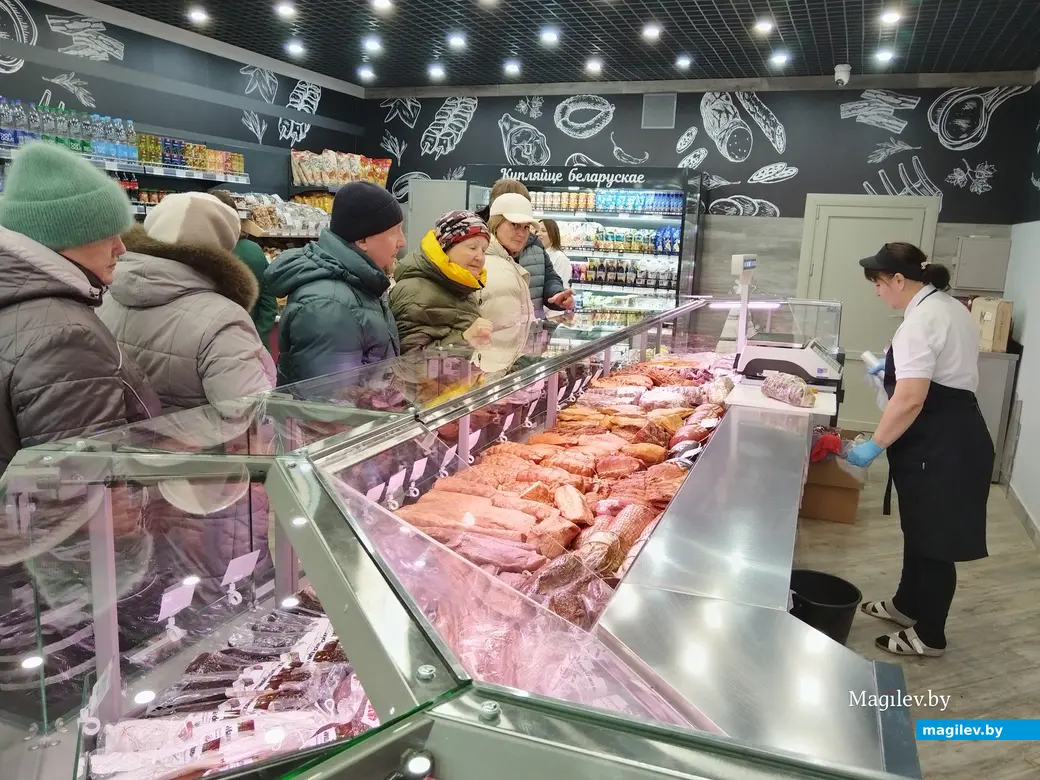 26.12.2024 г. Могилев. Фирменный магазин Могилевского мясокомбината открылся после реконструкции.