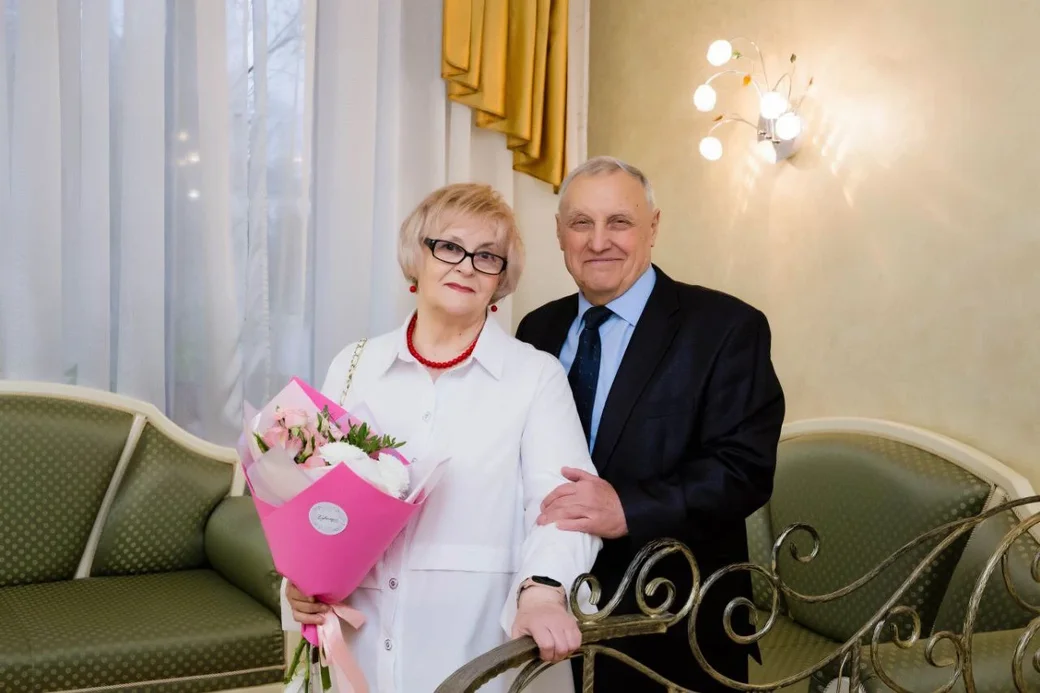 28.12.2024 г. Загс Бобруйского горисполкома. Золотая свадьба Федора Григорьевича и Натальи