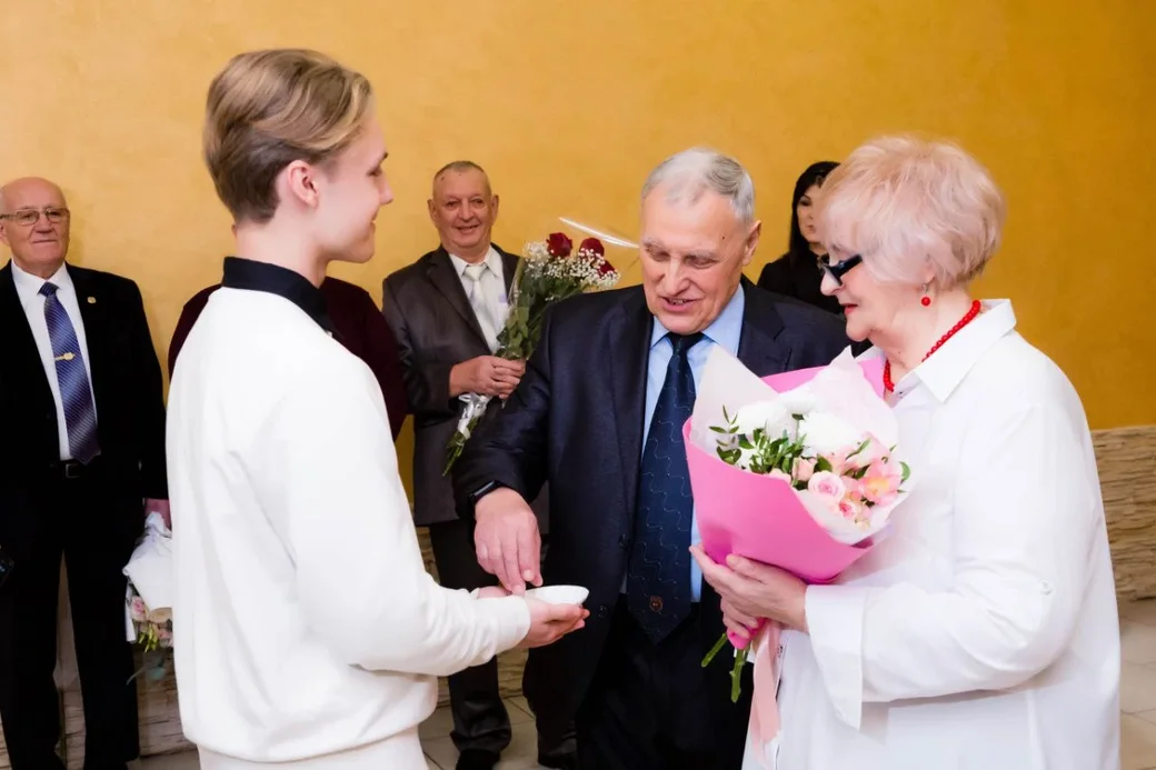 28.12.2024 г. Загс Бобруйского горисполкома. Золотая свадьба Федора Григорьевича и Натальи