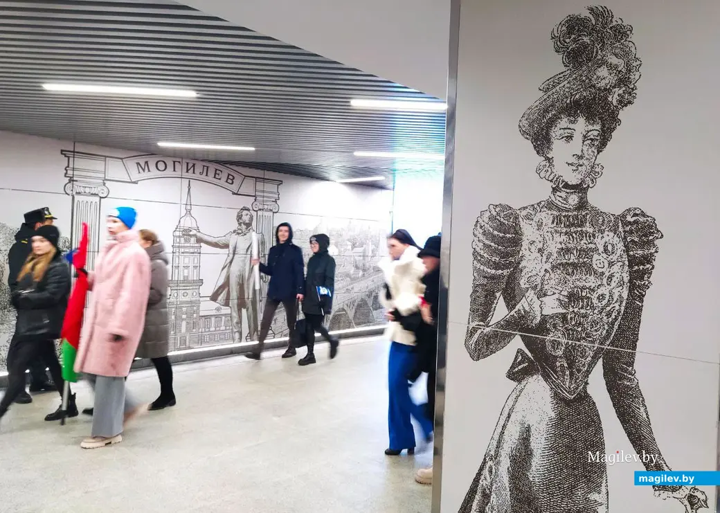 31 декабря 2024 года. Могилев. Подземный пешеходный переход на перекрестке проспекта Пушкинского и улицы Островского.