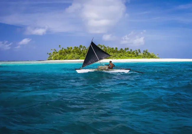 На острове Рождества в Кирибати уже наступил Новый 2025 год