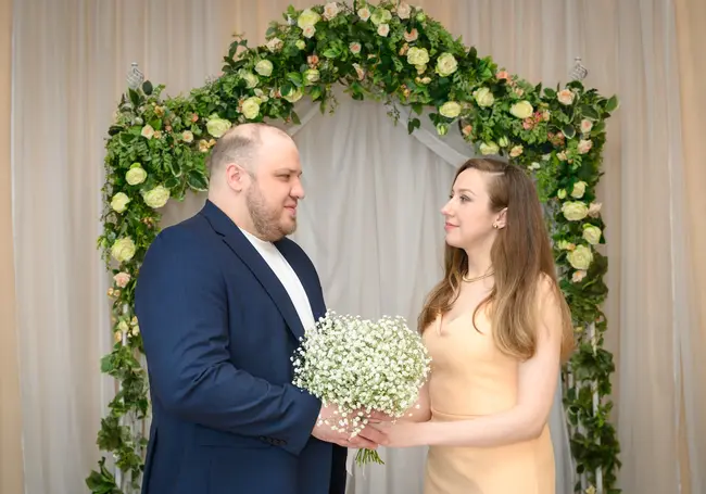 «Пришел в банк, увидел ее». Свадебная пара недели в Бобруйске