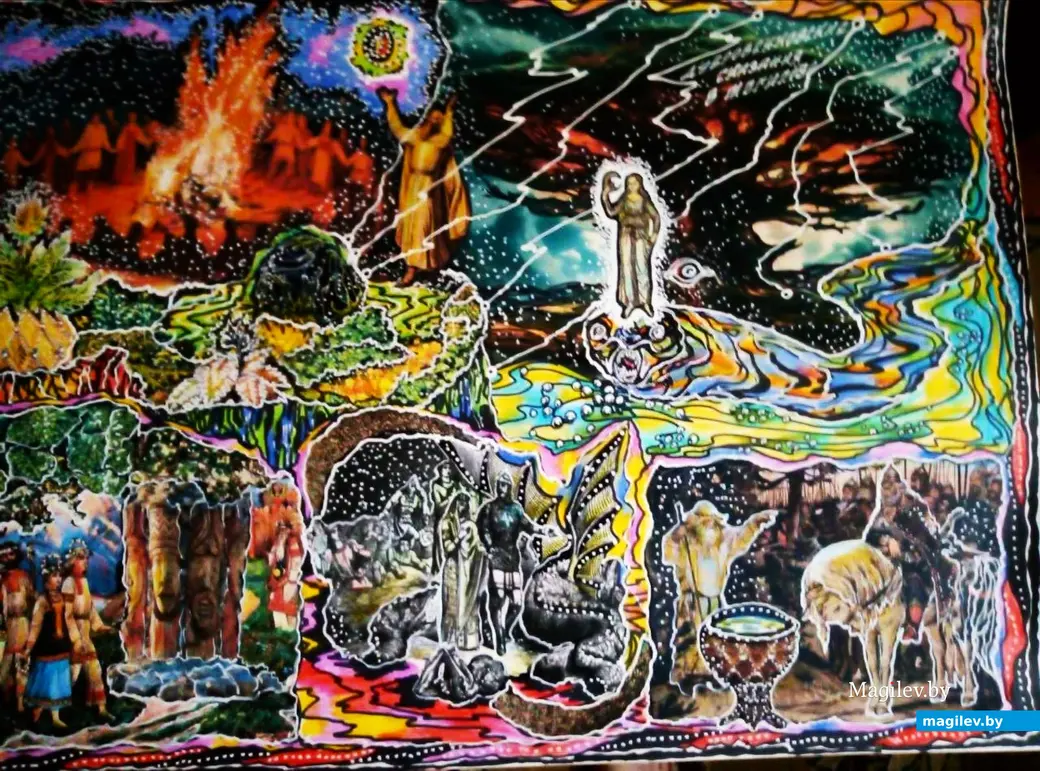 «Дубровенский метеорит». Картина Виктора де Буга.