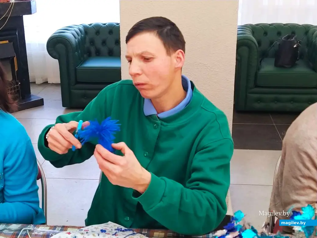 4 января 2025 года. Могилев. Выставочный зал Могилева. Инклюзивный мастер-класс.