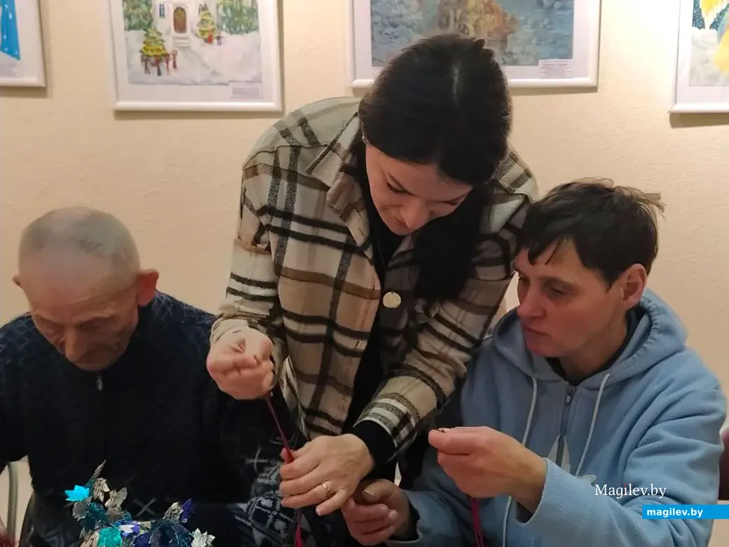 4 января 2025 года. Могилев. Выставочный зал Могилева. Инклюзивный мастер-класс.