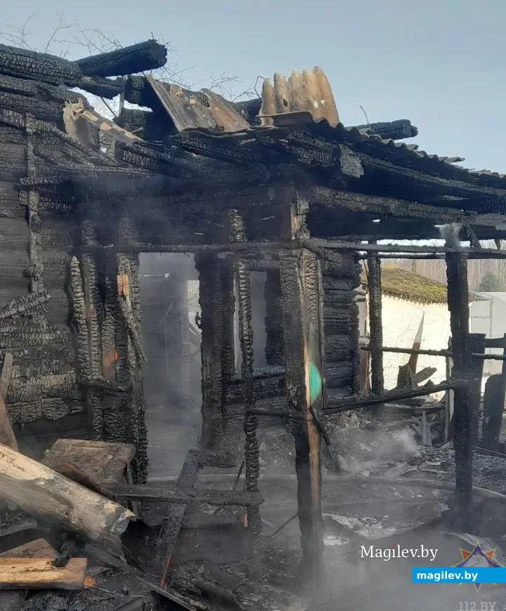 6.01.2025 г. Могилевский район, д. Шапчицы. Фото: Могилевское областное УМЧС
