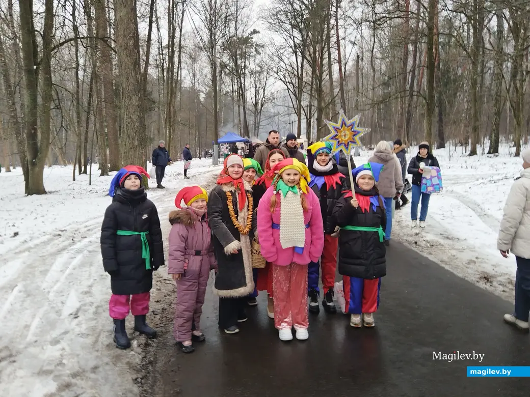 07.01.2025 г. Могилев, Печерский лесопарк. Народный праздник "Пайшла Каляда калядуючы".