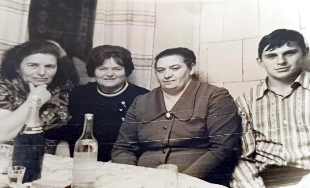 1980-е. Этя Фишман, Этелина Кацнельсон, Рая Гринштейн и Гриша Фишман.