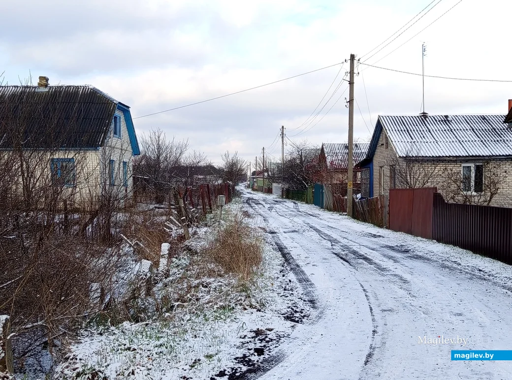 Декабрь 2024 года. Глуск. Улица Вилюги, где жили родители Ивана Акулича.