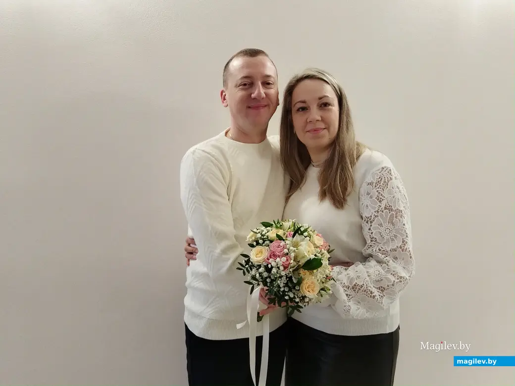 18.01.2025 г. Могилев, ЗАГС. Молодожены недели: Ольга и Сергей Гришановичи.