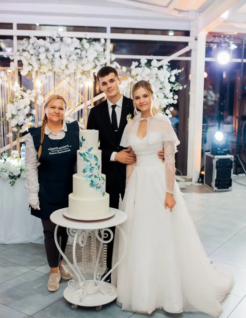 Свадебный торт Ольги Потаповой.