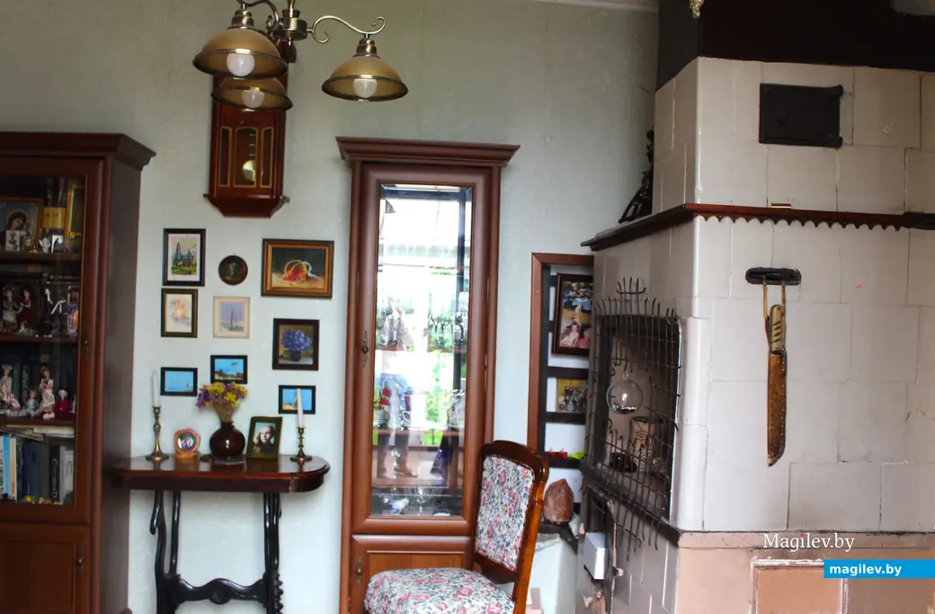 Лето 2024 года. Могилев. Печка в доме №20 по улице Карпинского.