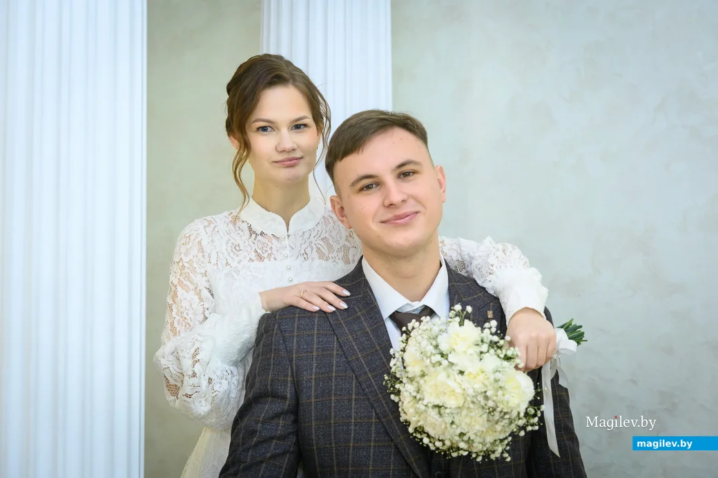 23.01.2025. Отдел ЗАГС Бобруйского горисполкома. Свадебная пара. Анна и Иван