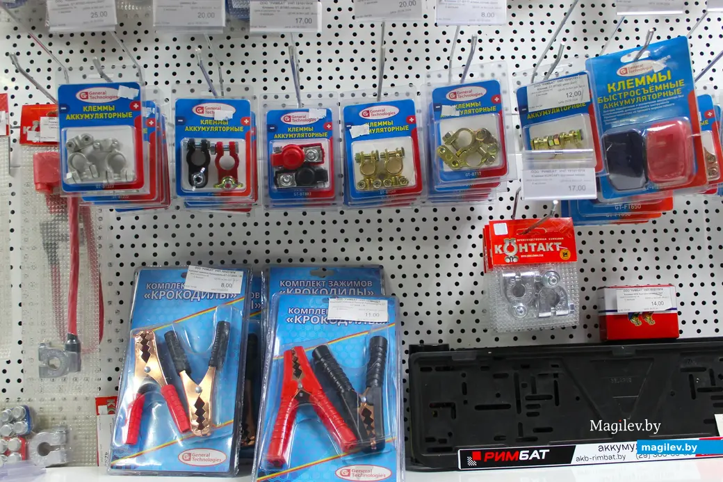 Январь 2025 года. Могилев. Магазин аккумуляторов «РИМБАТ» по адресу: Могилев, улица Космонавтов, 39Б.