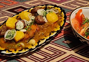 Фестиваль «Зiмовы смак»: шурпа, кюфта и чак-чак в чайхане «Рахмат»