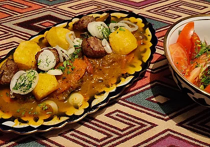 Фестиваль «Зiмовы смак»: шурпа, кюфта и чак-чак в чайхане «Рахмат»