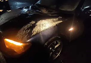 Автомобиль горел вчера вечером в Могилеве