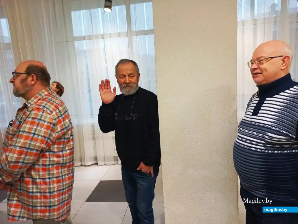 31.01.2025, Могилев, выставочный зал музея истории города. Открытие выставки Юделя Пэна.