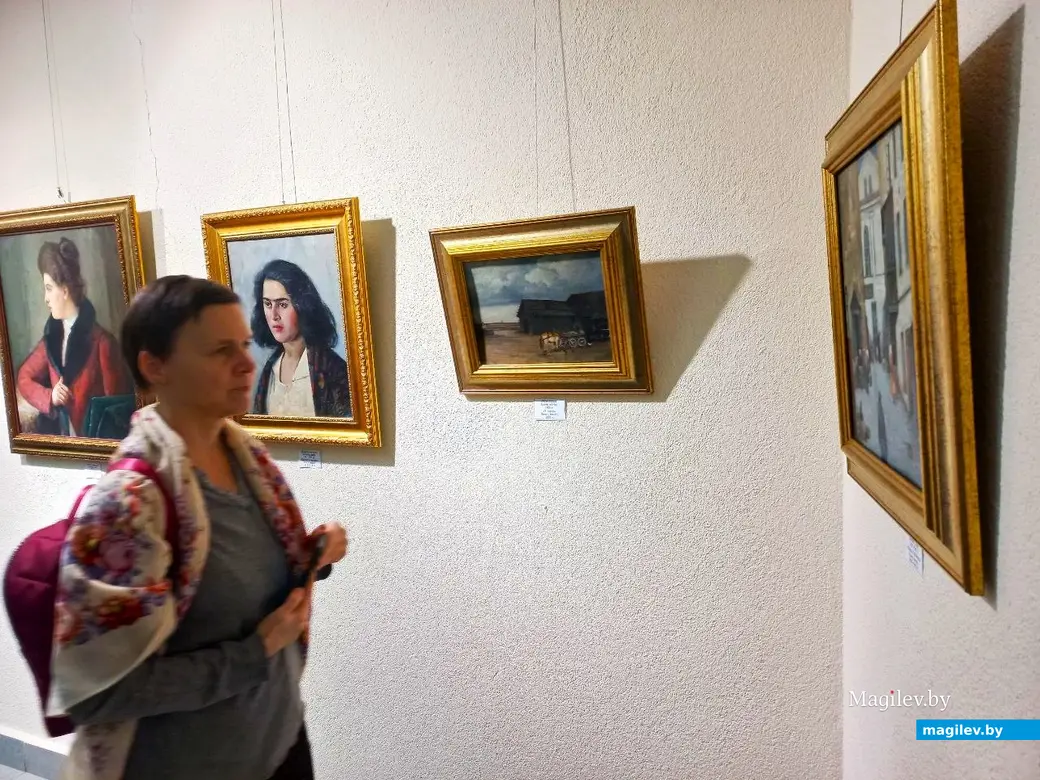 31.01.2025, Могилев, выставочный зал музея истории города. Открытие выставки Юделя Пэна.