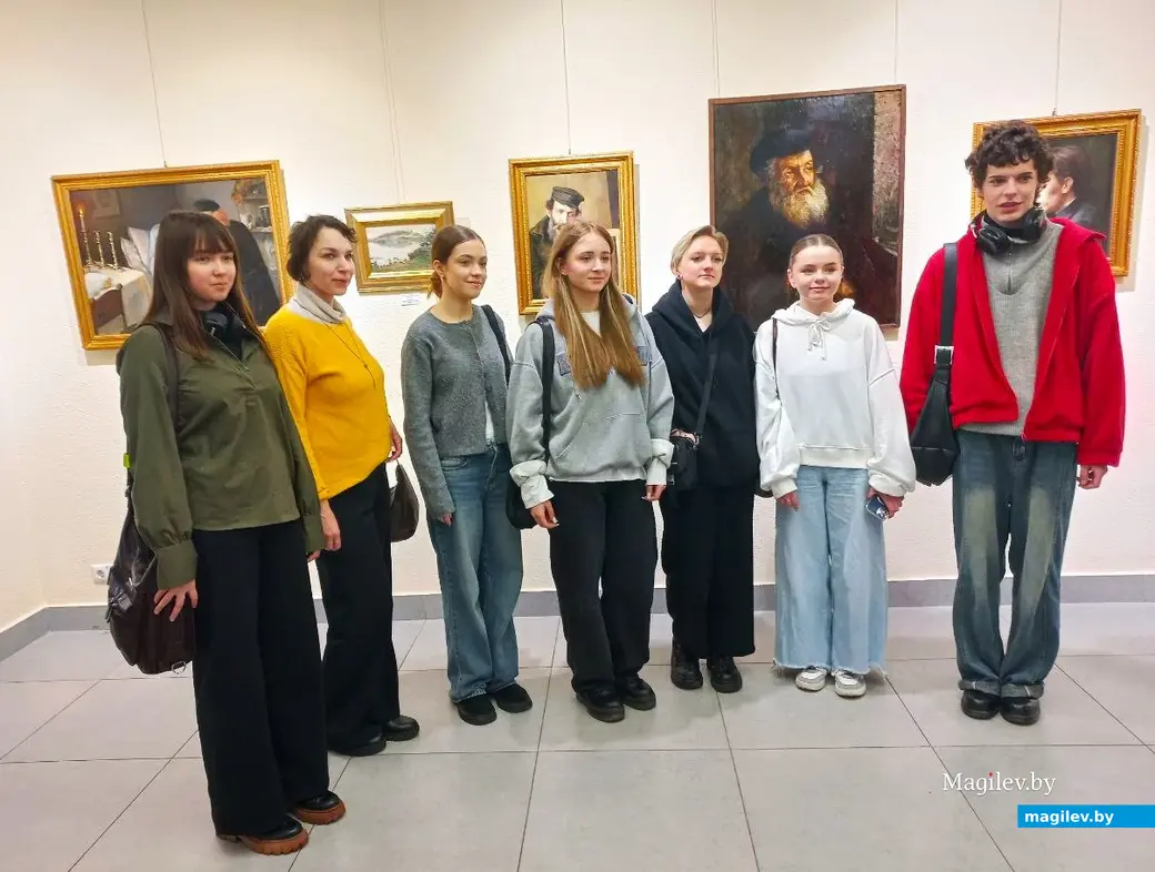 31.01.2025, Могилев, выставочный зал музея истории города. Открытие выставки Юделя Пэна.