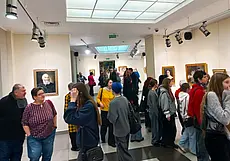 Молодые могилевчане с интересом встретили «Витебский альбом» Юделя Пэна