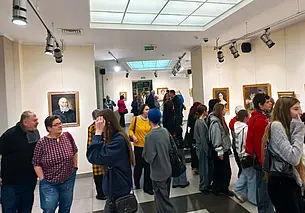 Молодые могилевчане с интересом встретили «Витебский альбом» Юделя Пэна