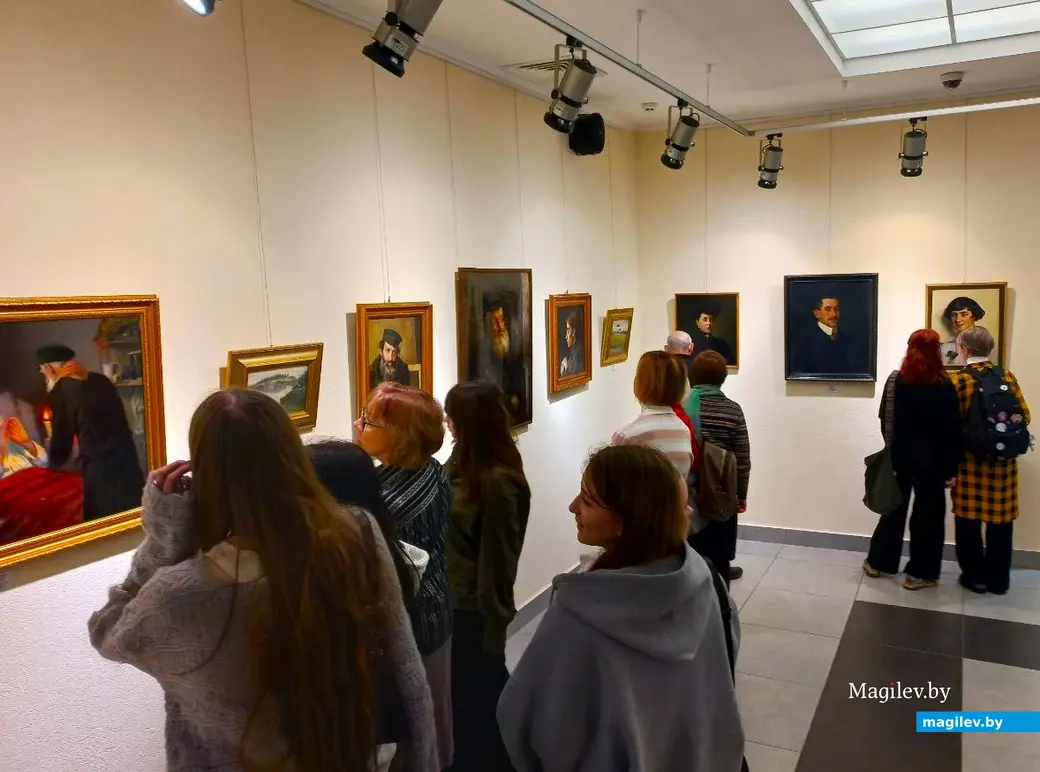 31.01.2025, Могилев, выставочный зал музея истории города. Открытие выставки Юделя Пэна.