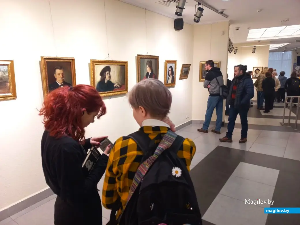 31.01.2025, Могилев, выставочный зал музея истории города. Открытие выставки Юделя Пэна.