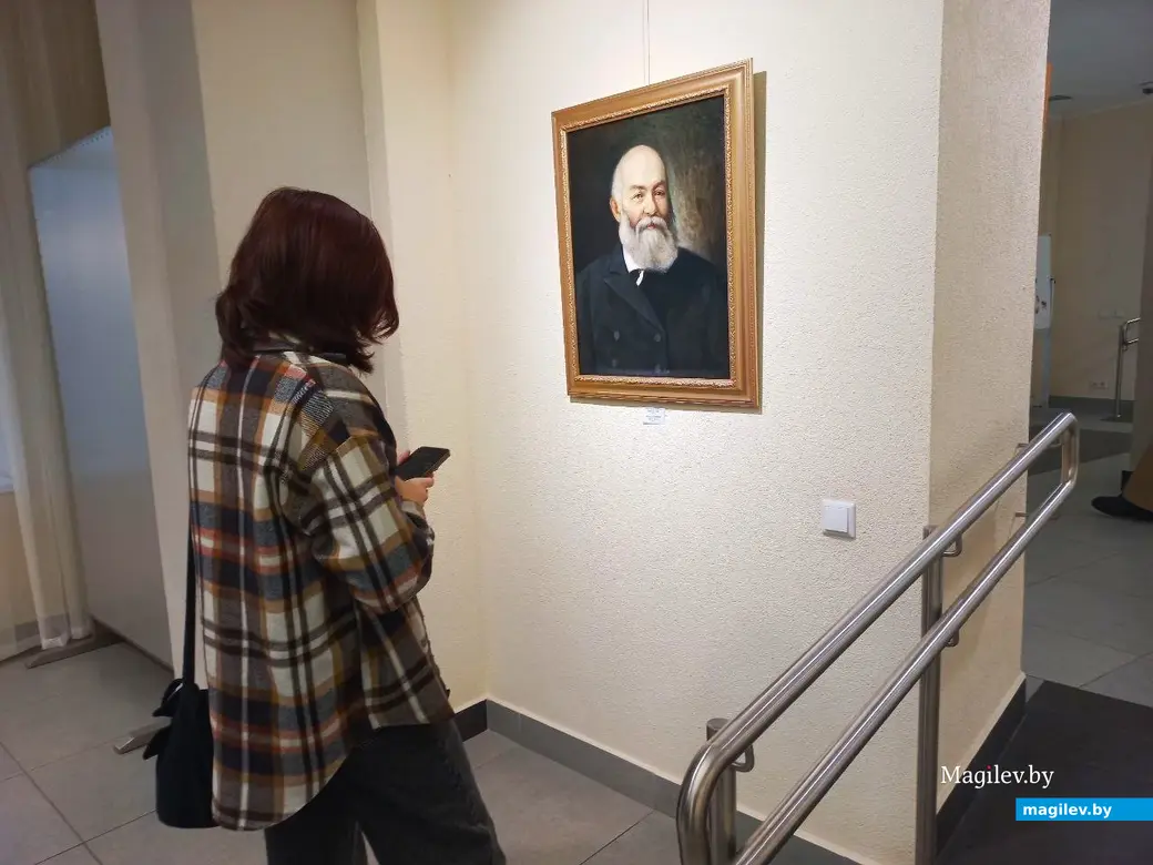 31.01.2025, Могилев, выставочный зал музея истории города. Открытие выставки Юделя Пэна.