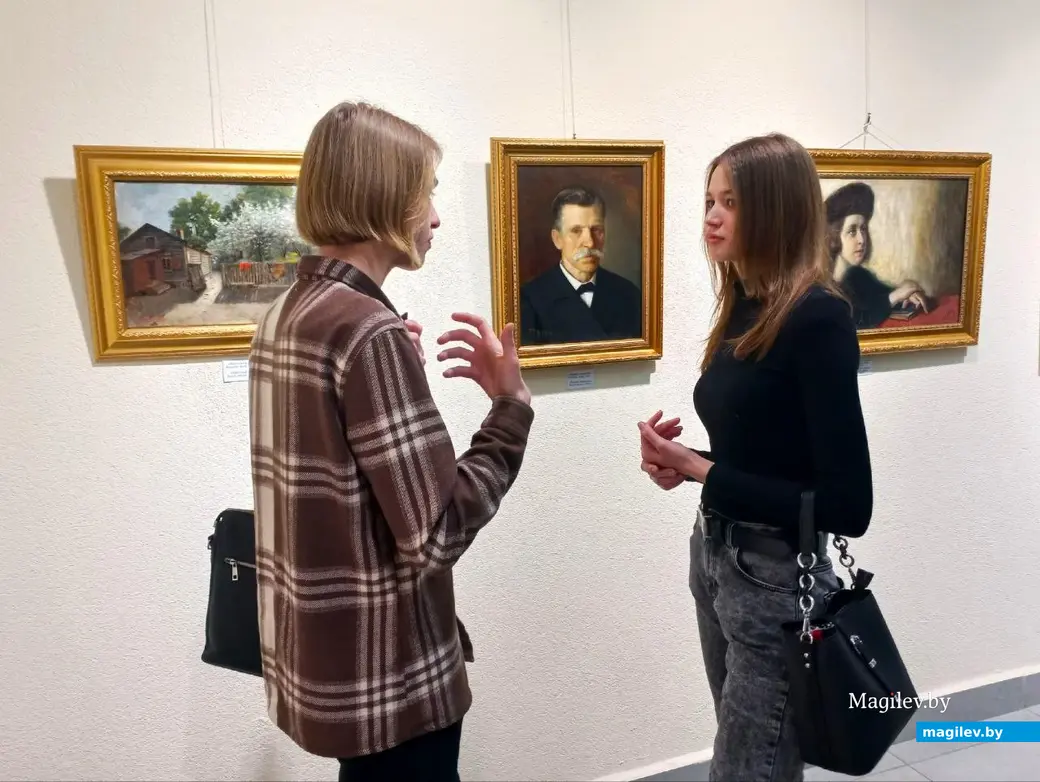 31.01.2025, Могилев, выставочный зал музея истории города. Открытие выставки Юделя Пэна.